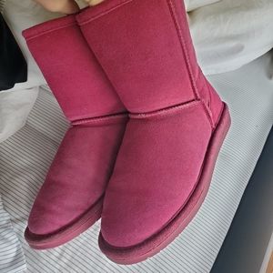 Magenta Bearpaw boots